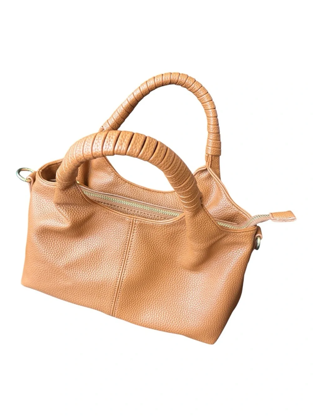 Antik Kraft Slouchy Hobo Satchel with Wrapped Handles Vegan Leather